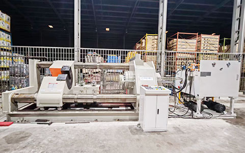 500吨火车轮轴压装机-500t卧式液压机