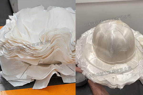 防弹头盔模压成型